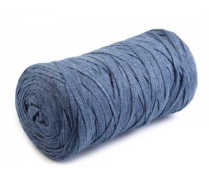 Textilstrickgarn 250g jeansblau melange 125m